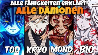 ALLE DÄMONEN FÄHIGKEITEN ERKLÄRT! | Demon Slayer Kimetsu No Yaiba