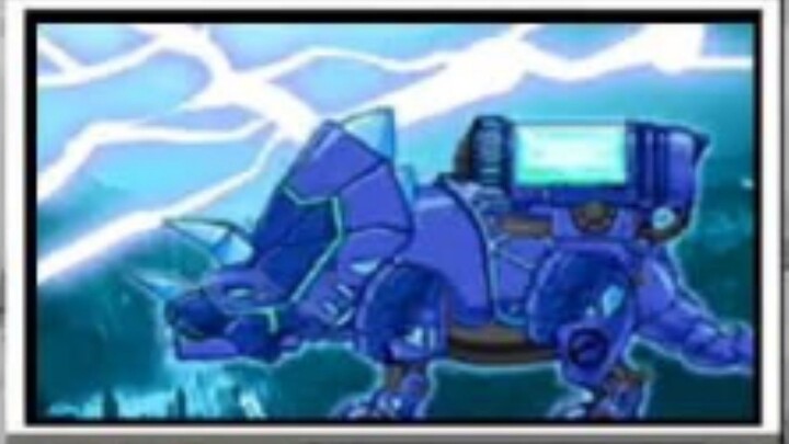 Transform Dino Robot Dinosaur Tricera Blue