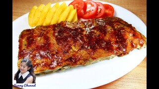 ซี่โครงหมูย่างสมุนไพร Grilled Pork Ribs with Herbs Sauce l Sunny Thai Food