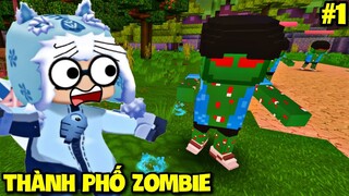 THÀNH PHỐ ZOMBIE TẬP 1: MEOWPEO CHỈ HUY ĐỘI QUÂN BẢO VỆ CĂN CỨ TRONG MINI WORLD MINI GAME