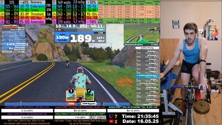 Zwift Cycling Workout 16.05.2025
