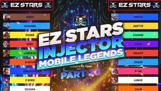 EZ STARS INJECTOR PART 20 | MOBILE LEGENDS | TAGALOG TUTORIAL