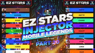 EZ STARS INJECTOR PART 20 | MOBILE LEGENDS | TAGALOG TUTORIAL