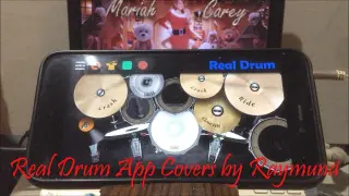 MARIAH CAREY - ALL I WANT FOR CHRISTMAS IS YOU | Real Drum App Covers by Raymund