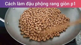 Cách làm đậu phộng rang giòn p1