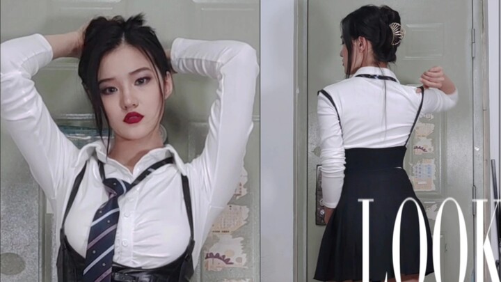 Thời trang học đường mùa xuân ❁⃘𖤣𖥧*ﾟ. | Chỉ 100 tệ là bạn đã có ngay phong cách “nữ sinh nổi loạn” c