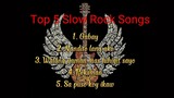 Top 5 slow rock songs