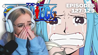 FAREWELL VIVI! 😭 | One Piece Episode 127, 128 & 129 Reaction
