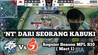 Kabuki Bikin Player Evos Legends terkejut!! Evos legends Vs Aura (Mact 1) | Reguler Season MPLS10