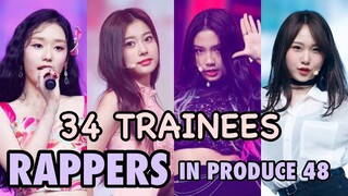 Rappers Of Produce 48 (All Evaluations)