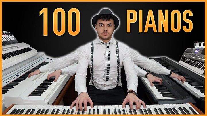 100 PIANOS in 1 SONG (Special 1 Million)