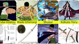 Daftar Nama Pedang & Penggunanya di One Piece || Zoro