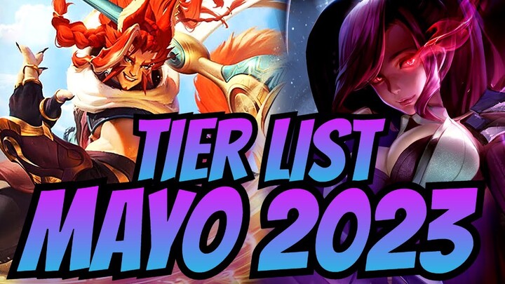 TIER LIST DE MAYO 2023 ¡LOS MEJORES HÉROES DE AOV! | Arena of Valor | Liên Quân Mobile