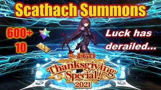 [FGO NA] One copy of Scáthach is all I'm asking for 😅  | Thanksgiving 2021 Banner