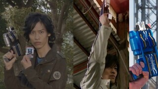 Kamen Rider Diend, comparison of Lady Haidong's transformations at different time periods.