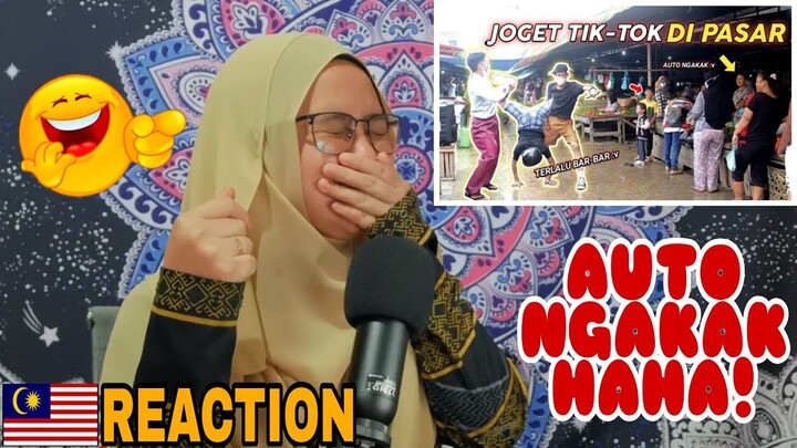 JOGET TIK-TOK VIRAL DI PASAR, AUTO NGAKAK SAMPAI JEDAG JEDUG WKWK | MALAYSIAN 🇲🇾 REACTION