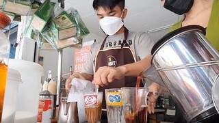 โอเลี้ยง ยกล้อ จากกาแฟโบราณแท้คั่วบด100%ไม่ผสมธัญพืชใดๆ (ขม หอม ไม่เปรี้ยว)