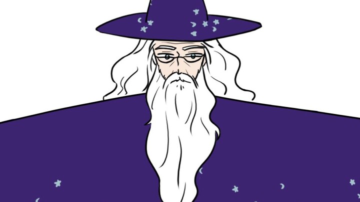 Dumbledore is a large man.