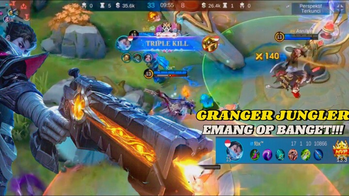 GRANGER JUNGLER INI HERO EMANG GA ADA LAWAN! WAJIB DI BAN - Mobile Legends 🔥