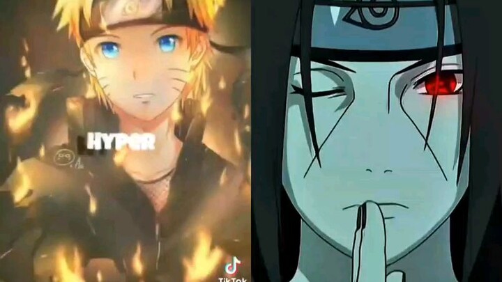 UZUMAKI NARUTO AND ITACHI UCHIHA