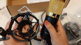 BM 800 Condenser Microphone | Unboxing & Installation | Broadcasting Studio Microphone Set