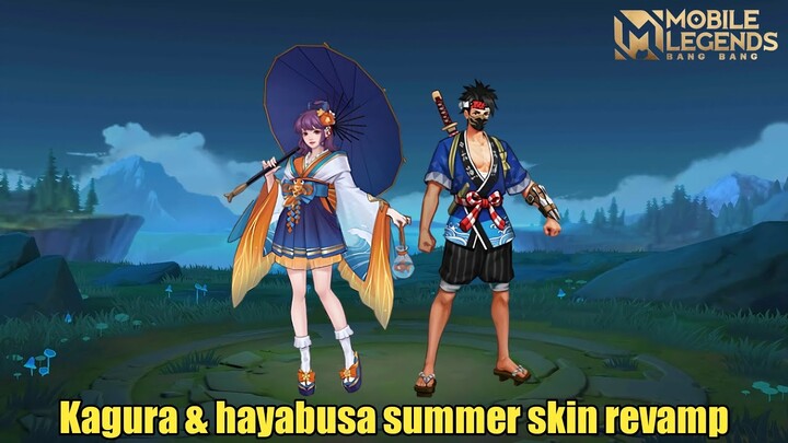 Kagura & Hayabusa Summer Skin Revamp | Cyclops Collector Skin | Mobile Legends Update