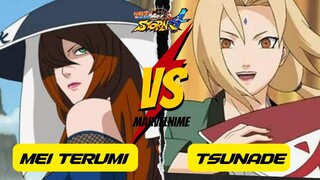 MEI TERUMI VS TSUNADE | NARUTO ULTIMATE NINJA STORM 4 GAMEPLAY