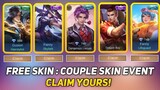 FREE? EPIC SKIN AND COUPLE SKIN "CLAIM YOURS" (DON'T MISS IT) NEW EVENT 2021 MOBILE LEGENDS