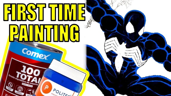 🎨 Painting Symbiont Spider-man - MARVEL Comcis