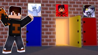 NÃO ESCOLHA A PORTA ERRADA DOS MODOS MAIS FORTES DA NARUTO JEDY 𝗡𝗢 MINECRAFT POCKET EDITION !‹ Ine ›