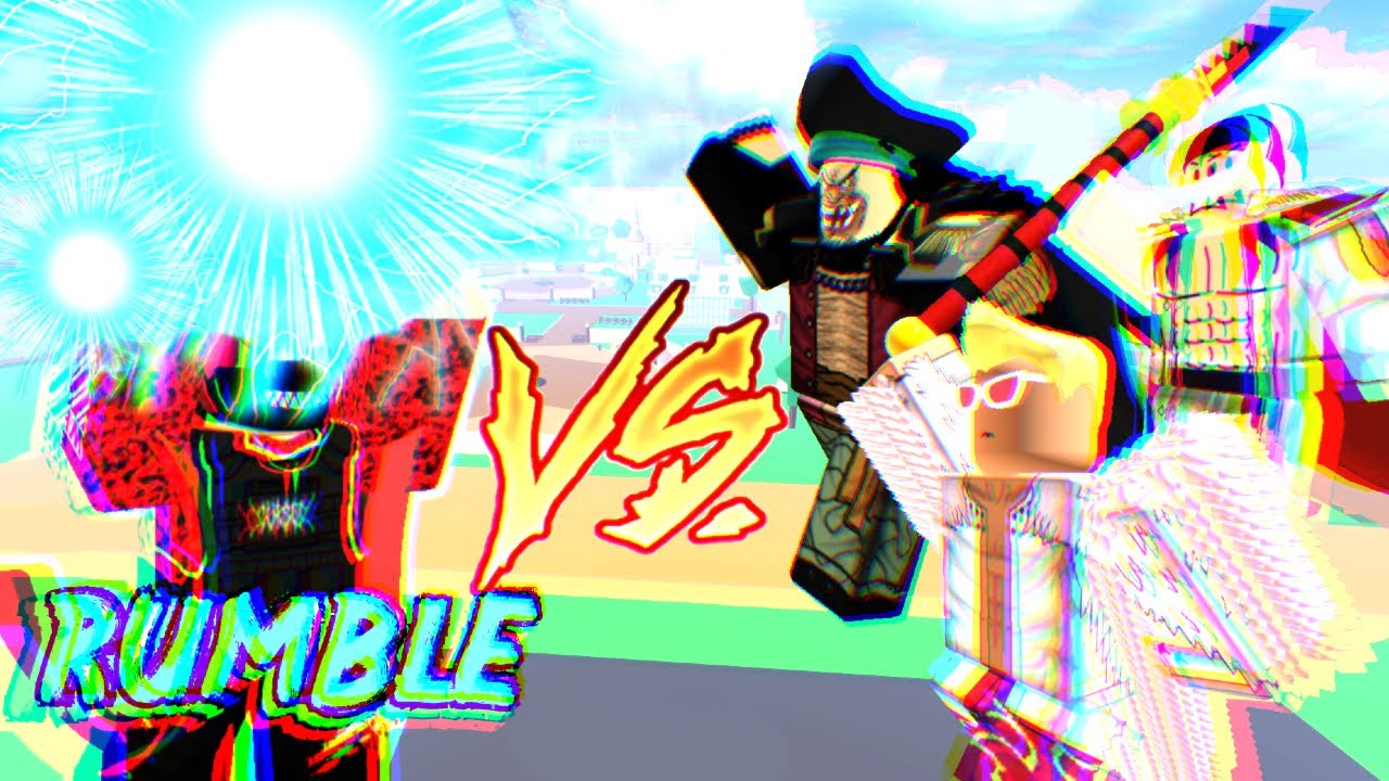 1v1) RUMBLE VS EVERY BOSS in Blox Fruits - BiliBili