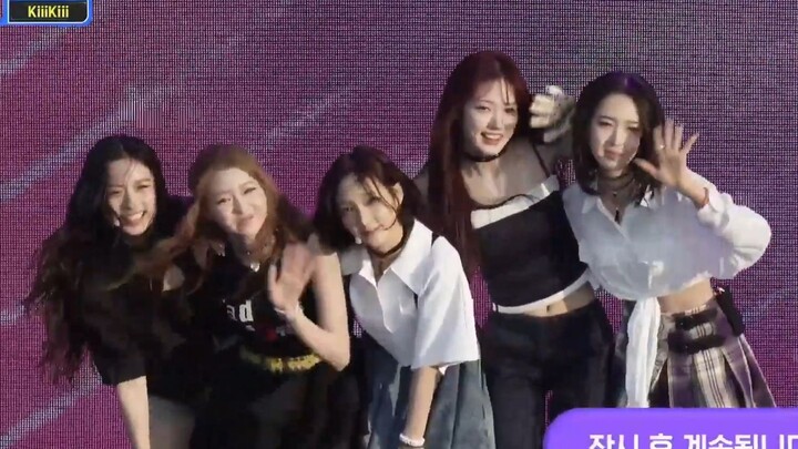 KiiiKiii's new song "DANCING ALONE" special stage performance on August 7, 2025