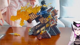[ Demon Slayer ] The coolest statue of the Thunder Pillar Agatsuma Zenitsu GK figure! The Fire Thund