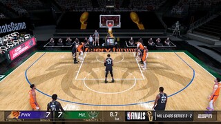 NBA 2K21 Ultra Modded Finals | Bucks vs Suns | Full GAME 6 Highlights