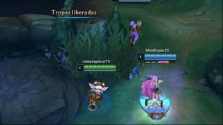 Game Play in LEAGUE OF LEGENDS, Tristana Start a New User - Silver IV - Solo Rank
