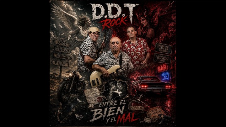 【西班牙摇滚】D.D.T Rock《Entre el Bien y el Mal》官方歌词视频｜Resurleccion  简介