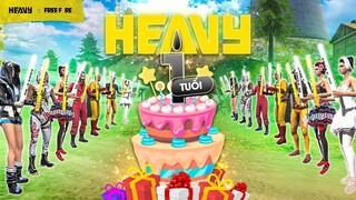 Quân Đoàn Heavy Tạo Custom Tặng Món Quà Sinh Nhật 1 Tuổi Đến AS Mobile | HEAVY Free Fire