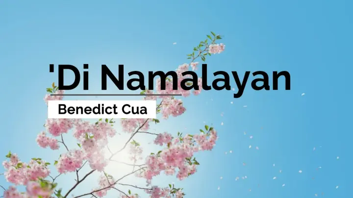 Benedict Cua - 'Di Namalayan (Lyrics)