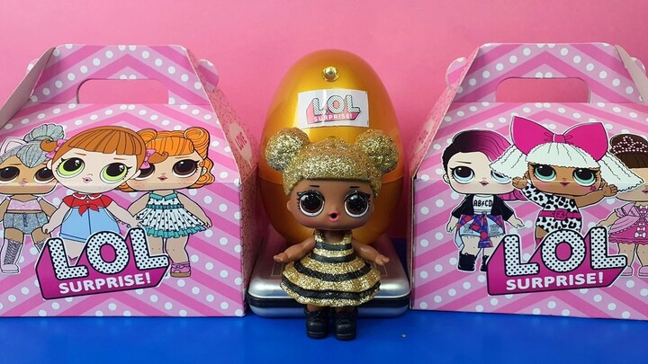 Caixinhas Surpresa e Ovo Dourado RARO Queen Bee LOL Surprise