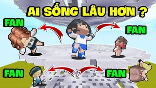 MẶP DORAM THỬ THÁCH AI SỐNG LÂU HƠN CÙNG FAN TRONG MINI WORLD