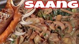 Adobong Sahang (Saang/Spider Conch) with Gata & Tanglad...🌶️🌰