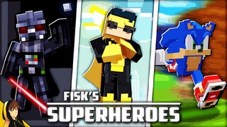 STAR WARS, INVINCIBLE & SONIC?!? | Minecraft [Fisk's SuperHero Mod]