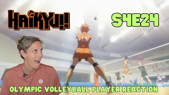 Olympic Volleyball Player Reacts to Haikyuu!! S4E24: "Monsters' Ball"
