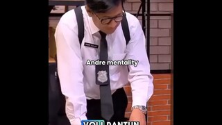 Andre mentality🤣🤣 Lapor pak ngakak