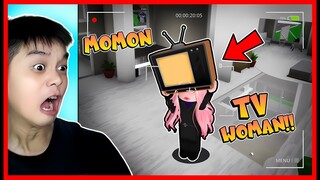 GEGEH !! TERNYATA MOMON ADALAH TV WOMAN !! Feat @sapipurba Roblox