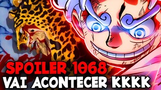 SPOILER 1068 ONE PIECE BOMBASTICO - LUFFY VS ROB LUCCI VAI ACONTECER NO CAPÍTULO 1068 DE ONE PIECE??