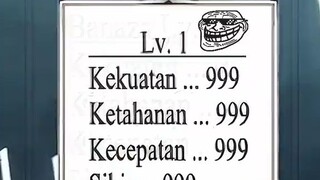 Banaza mode Pahlawan Lvl1 statistik 999 vs Mode NPC Lvl2 statistik infinity