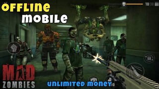 Unlimited Money Mad Zombies Mod Apk (size 22mb) Offline For Android / MOD Menu