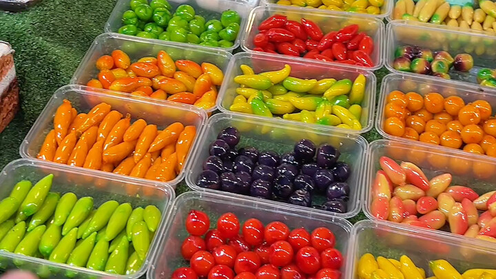 Thai Cuisine: Vibrant Rainbow Coconut Jelly with Refreshing Fruit Flavor — Serving Two Portions is t