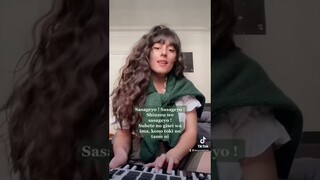 Sasageyo SNK cover by Leayunamusic on Tiktok